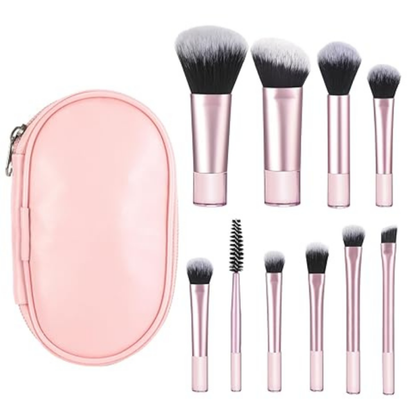 10 Pcs Makeup Brush With Pouch