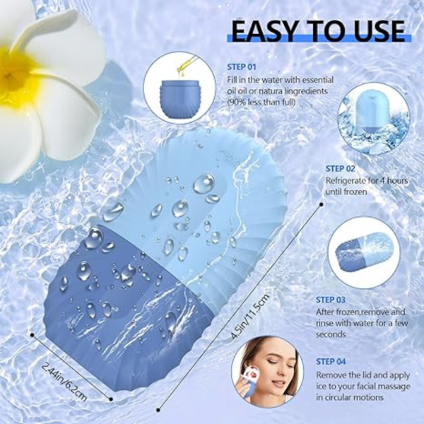 Silicone Ice Facial Roller - Small