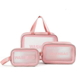 3 Pcs Travel Wash Bag Set